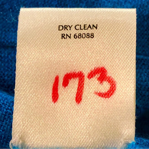 TSE Square Neck Wrap Cashmere Sweater Reverse Stitched Blue Size Large. - Picture 2 of 16